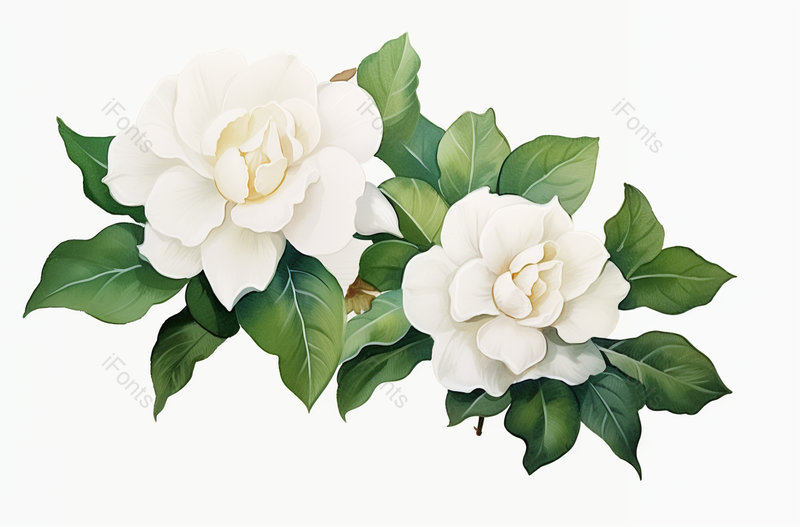 插画栀子花,插画/手绘图,插画/手绘图库,插画/手绘图下载,插画/手绘